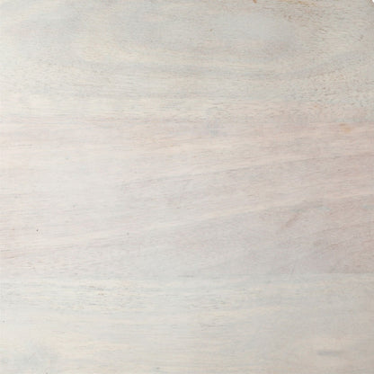 Whitewash Mango Wood Table 17 in Wide