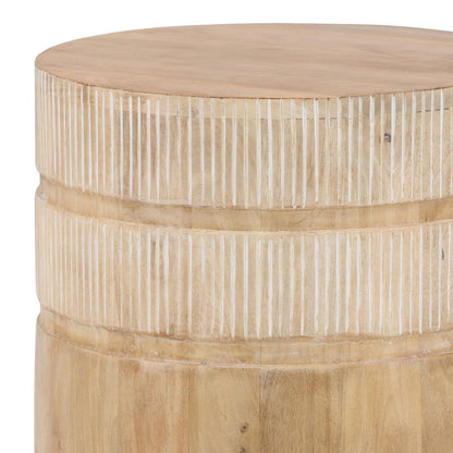 Natural Mango Wood Table 15 in Wide
