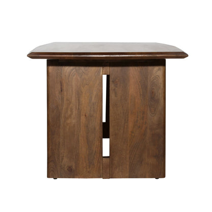 Medium Brown Mango Wood Table 83 in Wide