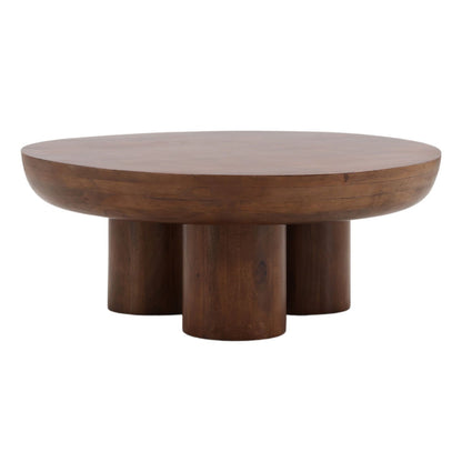 Medium Brown Mango Wood Table 40 in Wide