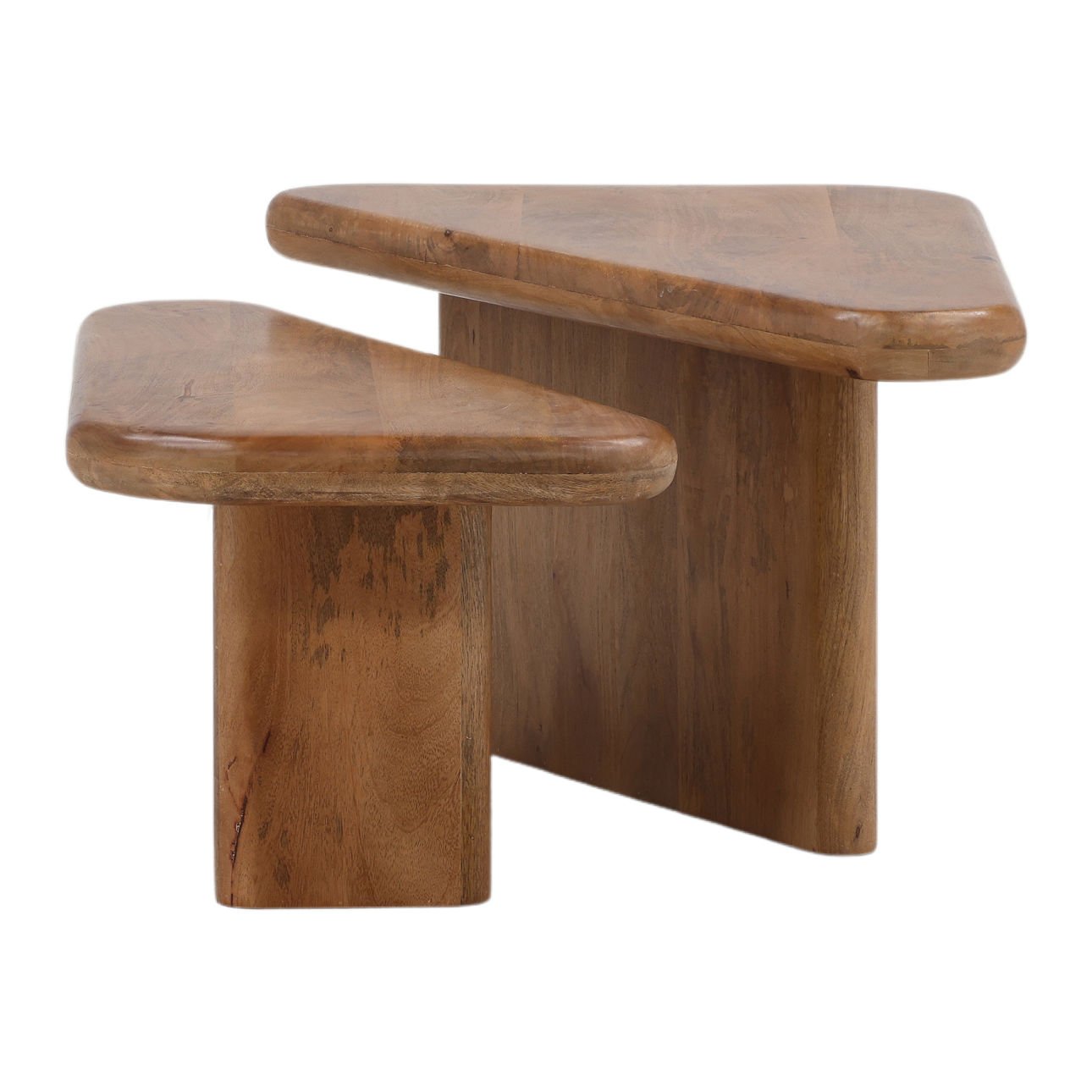 Brown Mango Wood Table 38.5 in Wide