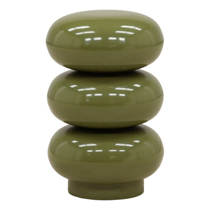 Green Iron Table 13.5 in Wide