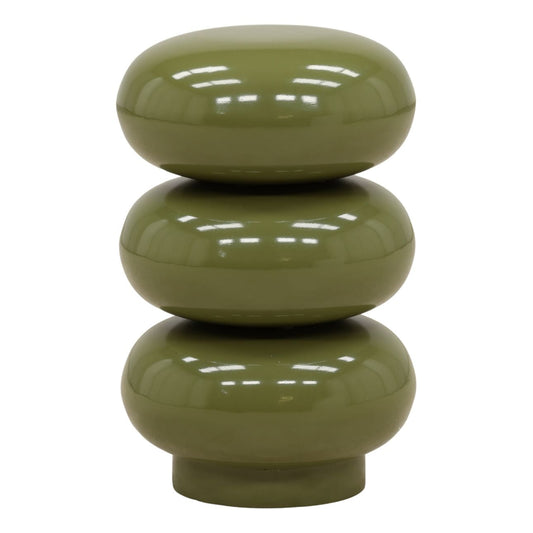 Green Iron Table 13.5 in Wide