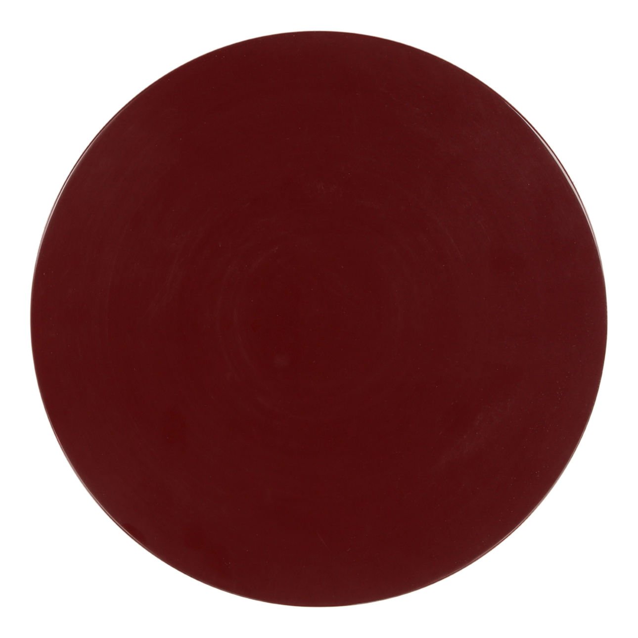 Burgundy High Gloss Wood Table 15 in Wide