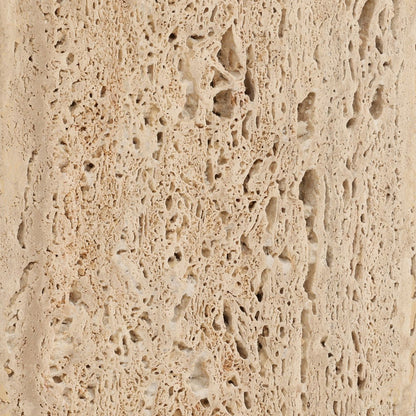 Natural Rough Travertine Table 12 in Wide