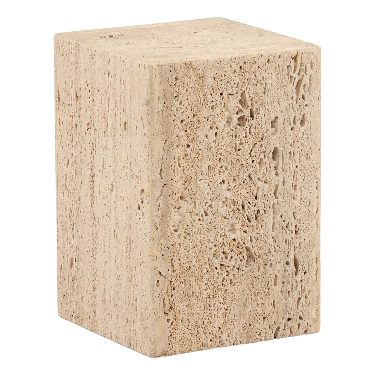Natural Rough Travertine Table 12 in Wide