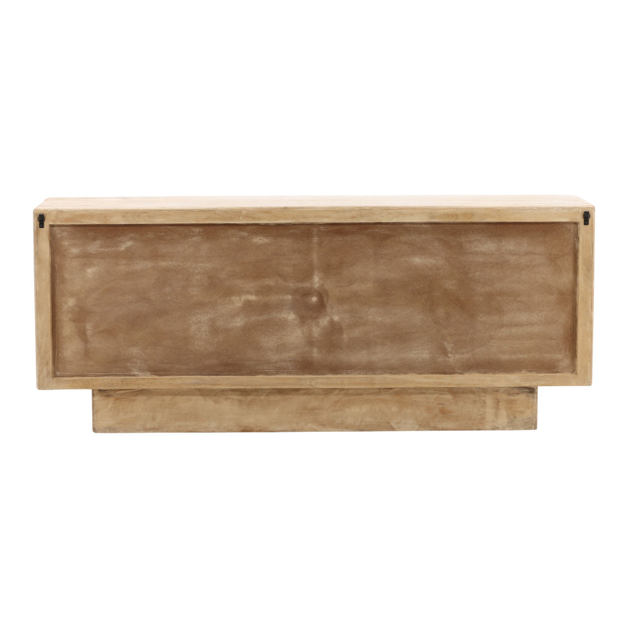 Light Natural Mango Wood Sideboard 78 in Wide