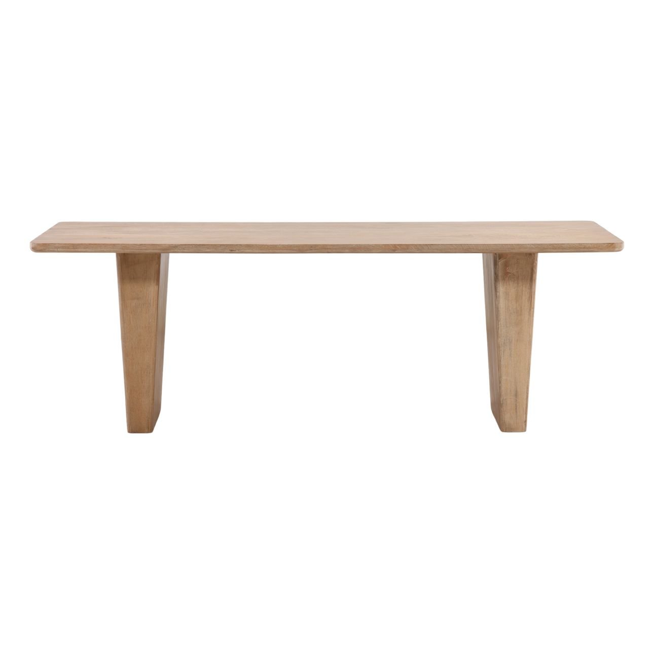 Light Natural Mango Wood Table 88 in Wide