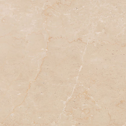 Light Natural Mango Wood and Botticino Stone Table 48 in Wide