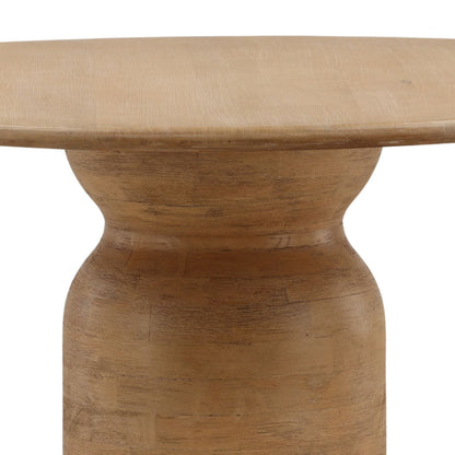 Light Natural Mango Wood Table 60 in Wide