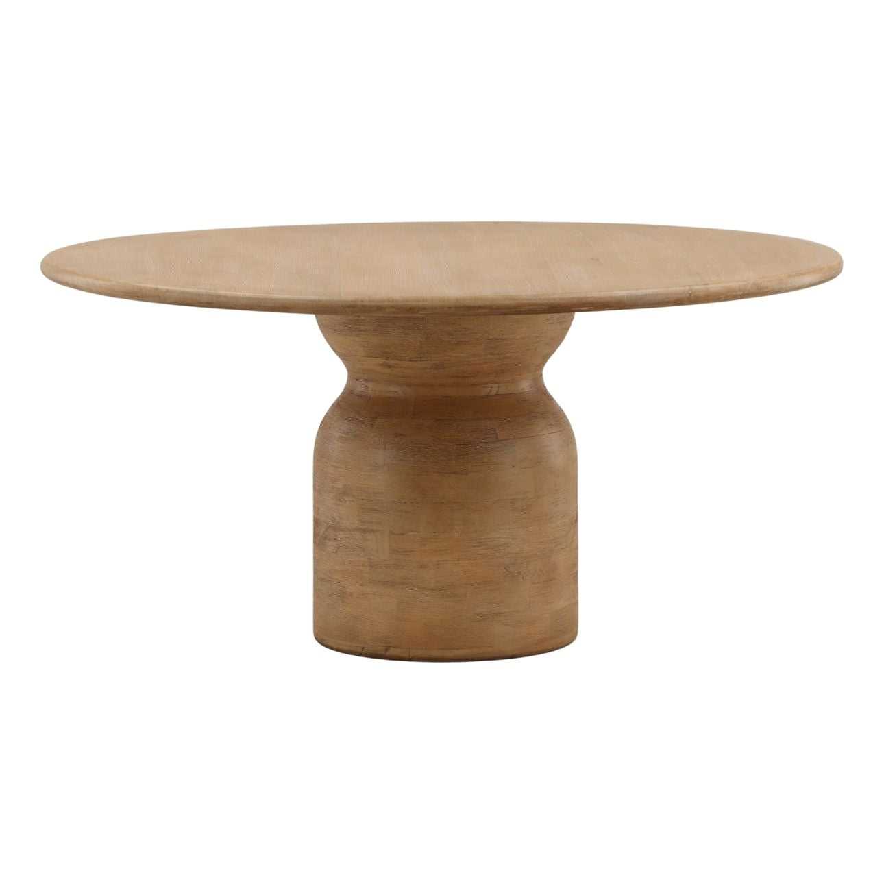 Light Natural Mango Wood Table 60 in Wide