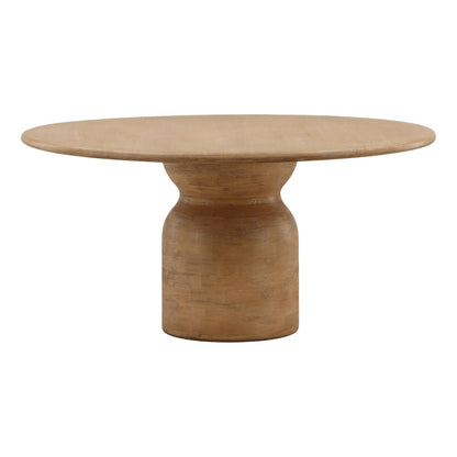 Light Natural Mango Wood Table 60 in Wide