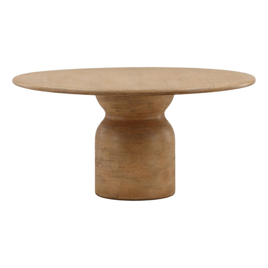 Light Natural Mango Wood Table 60 in Wide