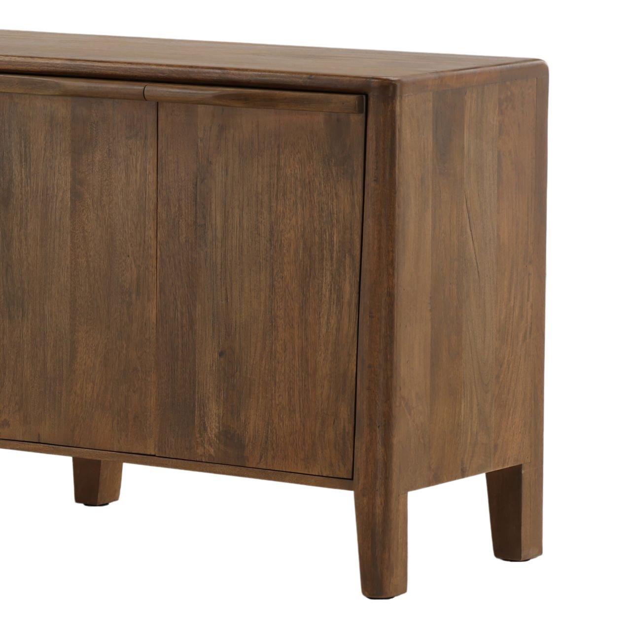 Dark Brown Mango Wood Sideboard 94 in Wide