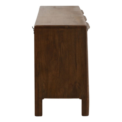 Dark Brown Mango Wood Sideboard 94 in Wide