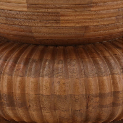 Natural Mango Wood Table 15 in Wide