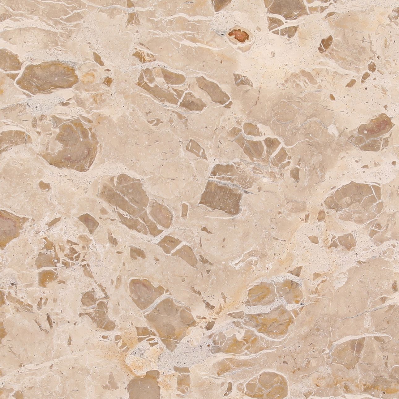 Beige and Black Bronze Panther Marble Matt Leather and Iron Table 30 in Wide