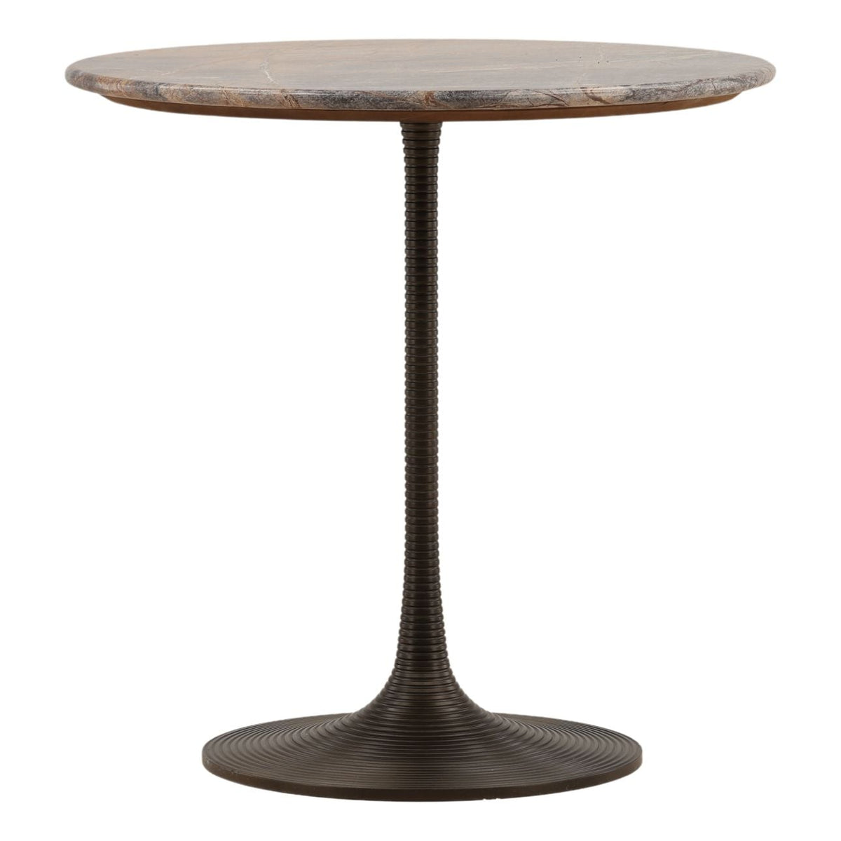 Crafted Bidasar Marble and Iron Home Accent