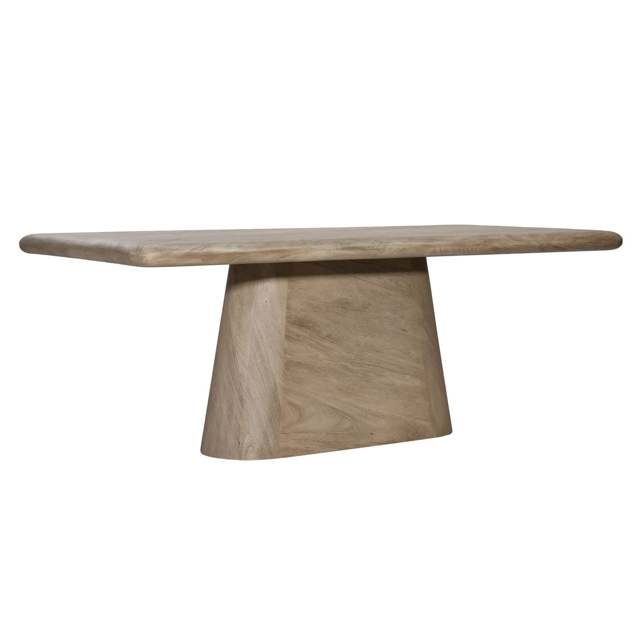 Weathered Natural Acacia Wood Table 79 in Wide