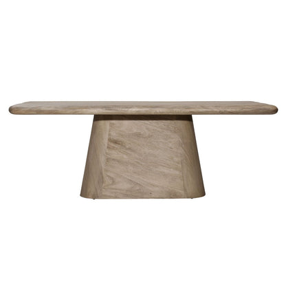 Weathered Natural Acacia Wood Table 79 in Wide