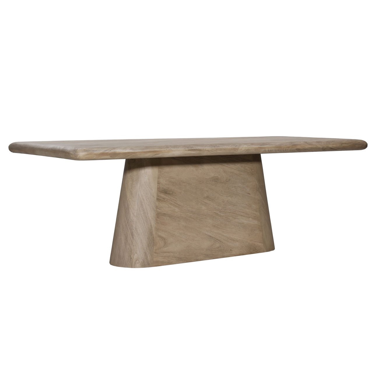Weathered Natural Acacia Wood Table 79 in Wide