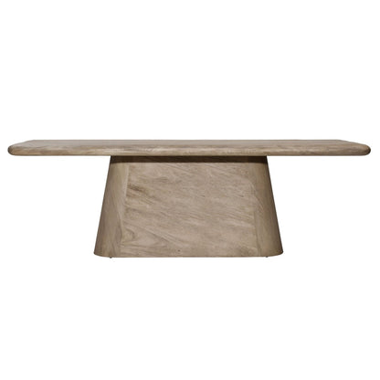 Weathered Natural Acacia Wood Table 79 in Wide