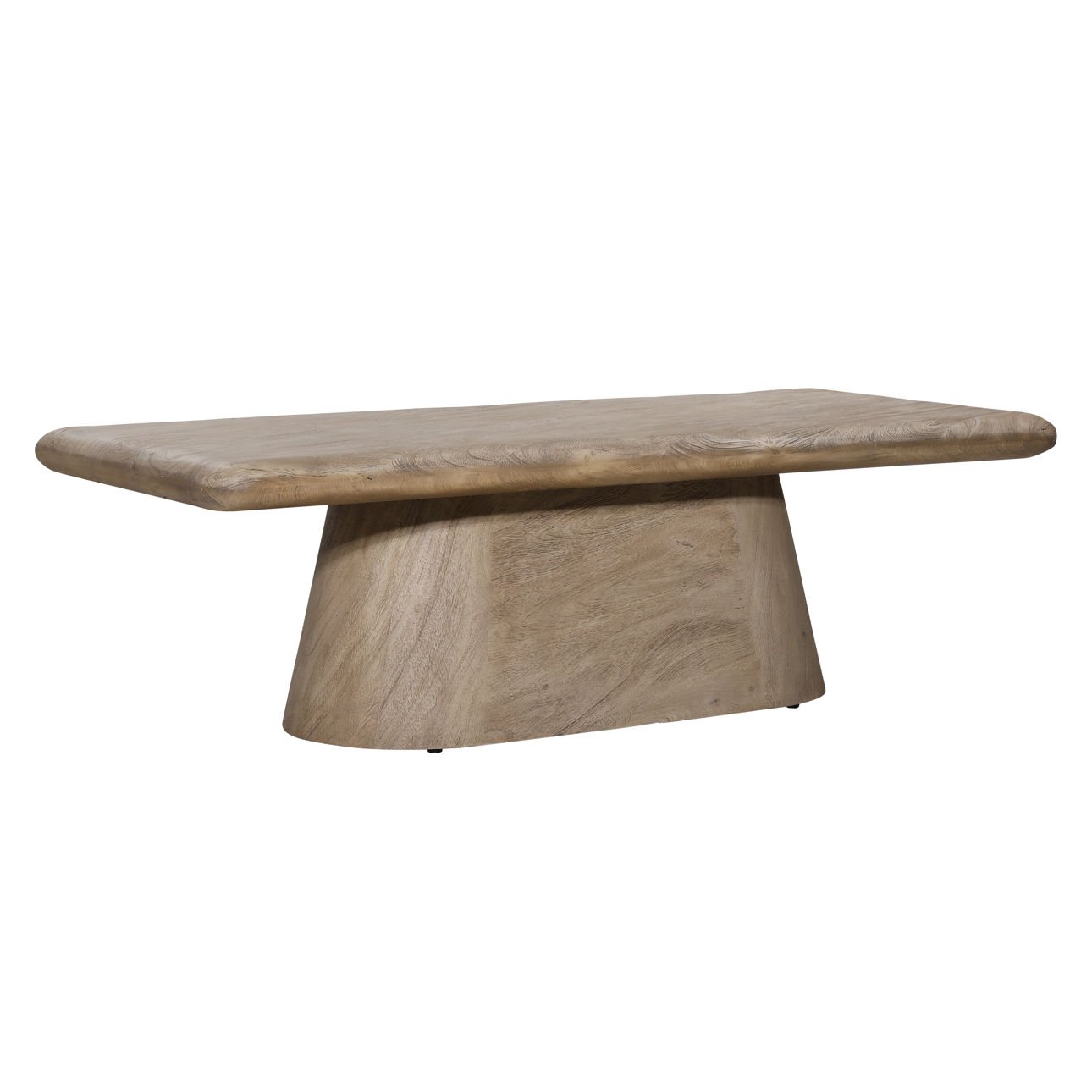 Weathered Natural Acacia Wood Table 58 in Wide