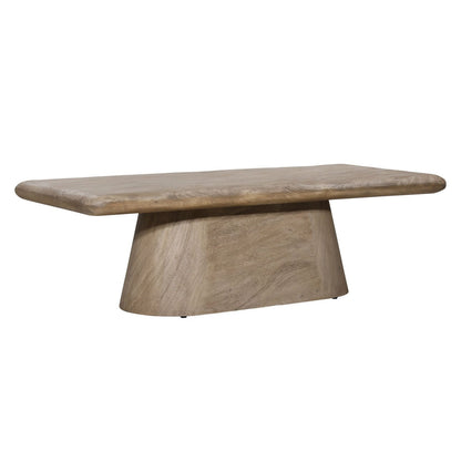 Weathered Natural Acacia Wood Table 58 in Wide