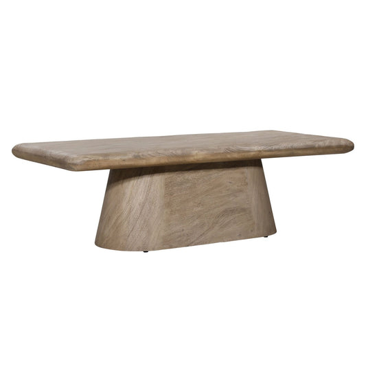 Weathered Natural Acacia Wood Table 58 in Wide