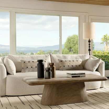 Weathered Natural Acacia Wood Table 58 in Wide