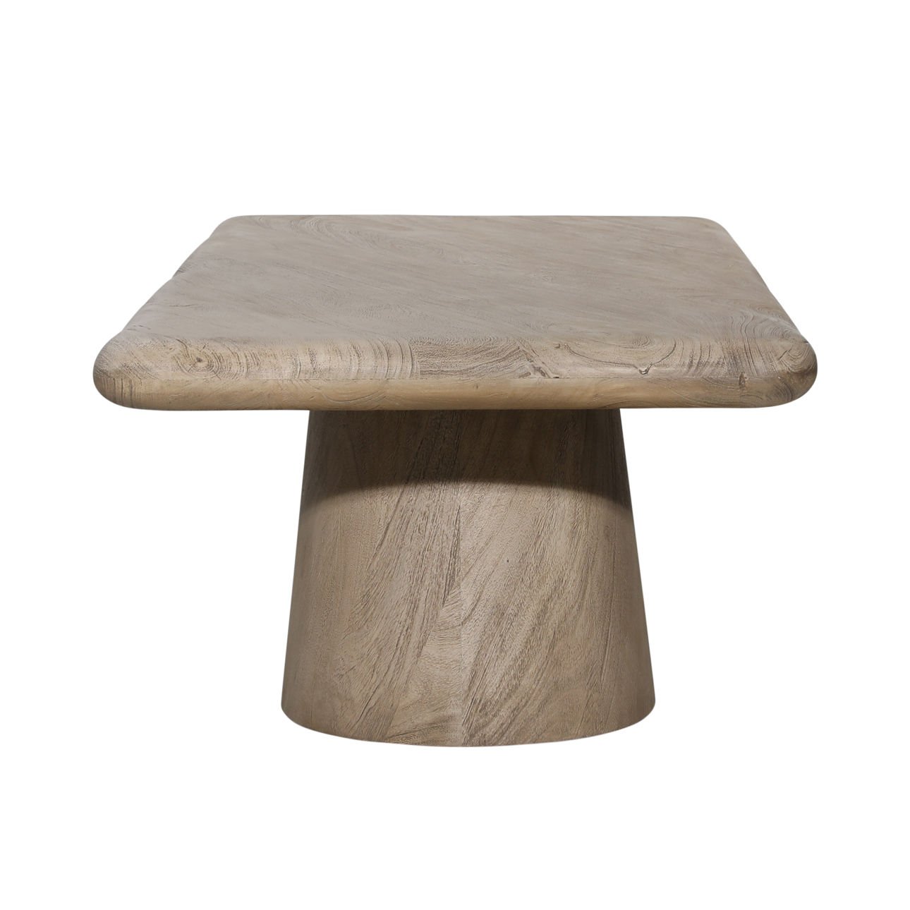 Weathered Natural Acacia Wood Table 58 in Wide