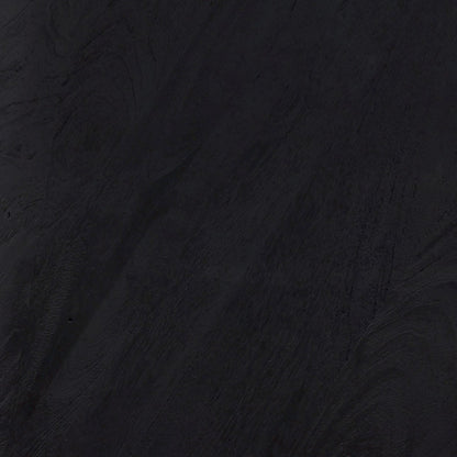 Black Acacia Wood Table 69.5 in Wide