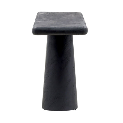 Black Acacia Wood Table 69.5 in Wide