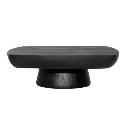 Black Acacia Wood Table 48 in Wide
