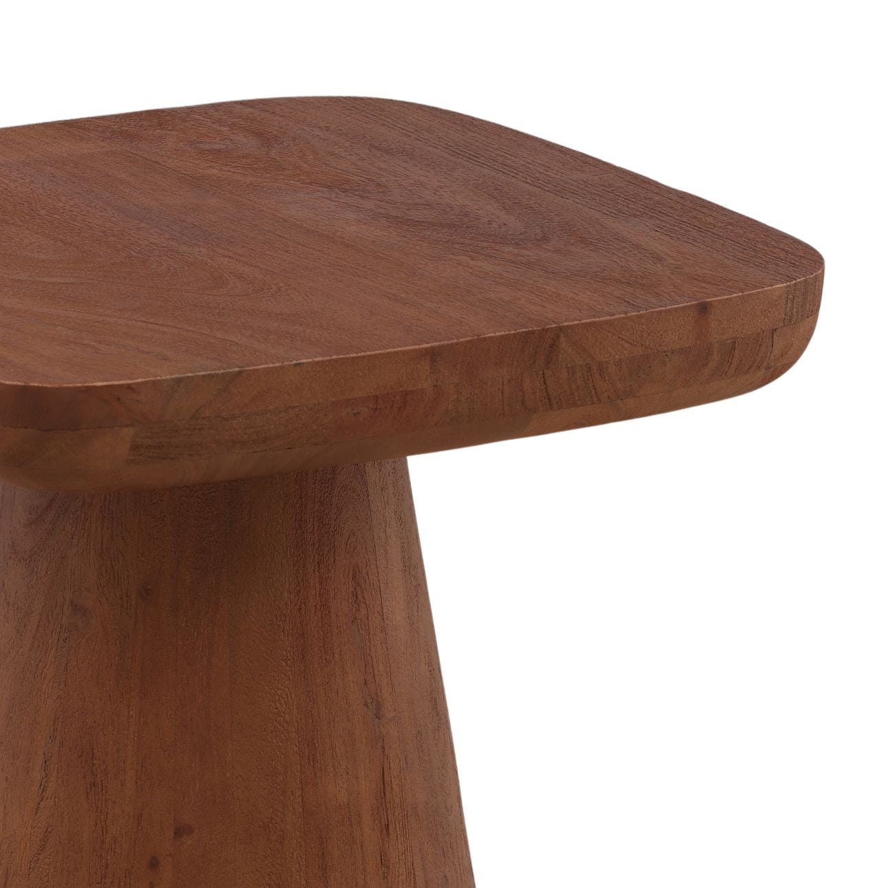 Brown Acacia Wood Table 22 in Wide