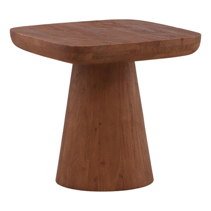 Brown Acacia Wood Table 22 in Wide