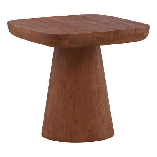 Brown Acacia Wood Table 22 in Wide