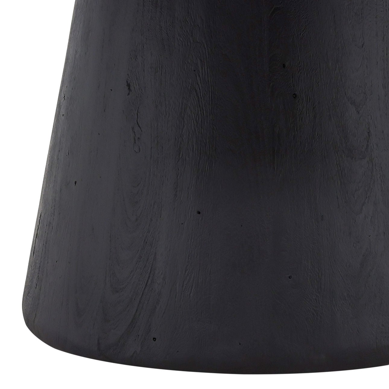 Black Acacia Wood Table 60 in Wide