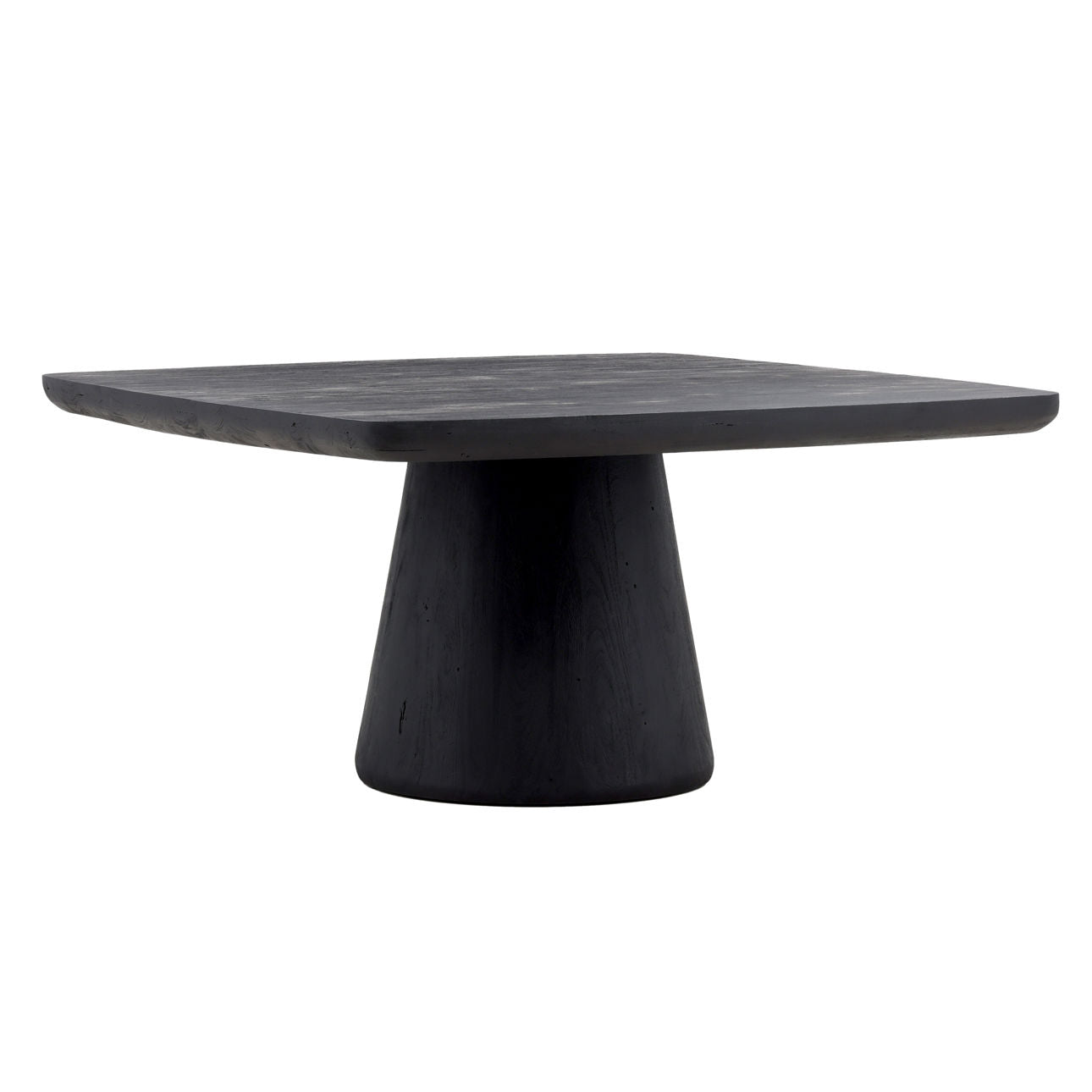 Black Acacia Wood Table 60 in Wide
