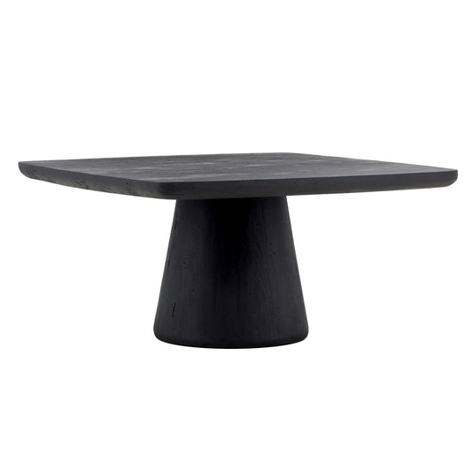 Black Acacia Wood Table 60 in Wide