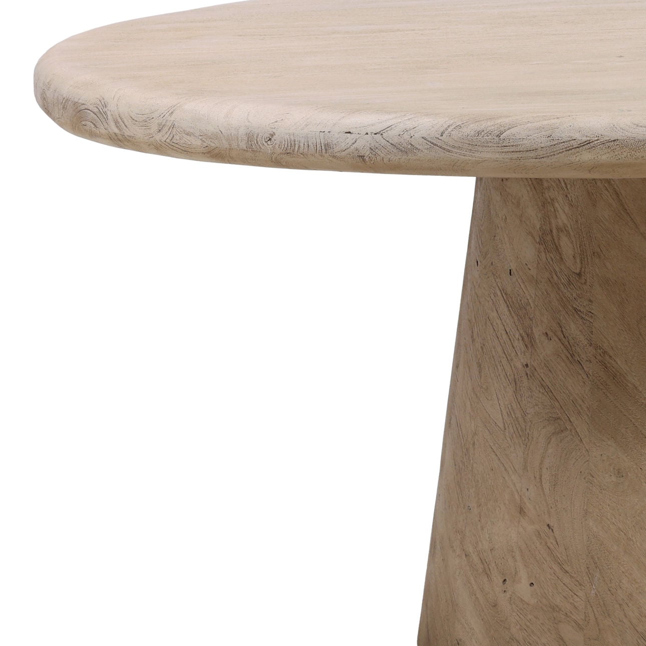 Weathered Natural Acacia Wood Table 60 in Wide