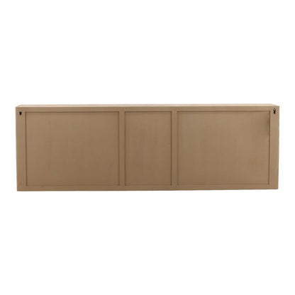 Weathered Natural Acacia Wood Sideboard 106 in Wide