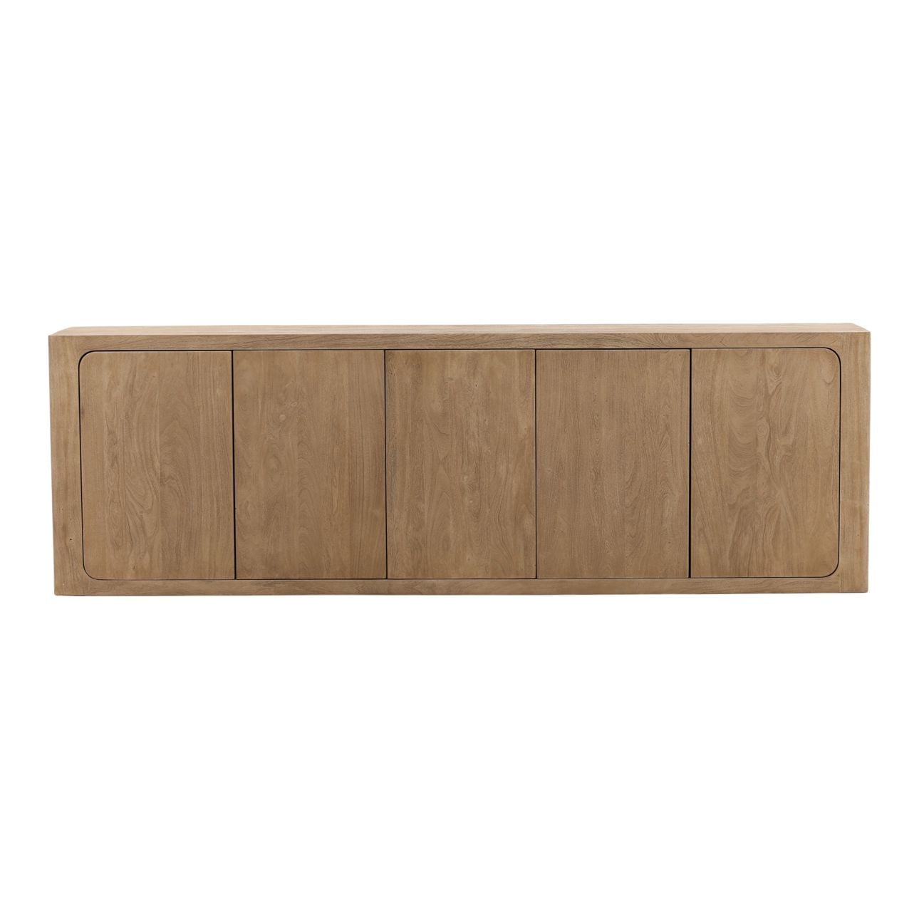 Weathered Natural Acacia Wood Sideboard 106 in Wide