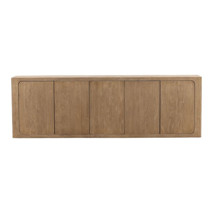 Weathered Natural Acacia Wood Sideboard 106 in Wide