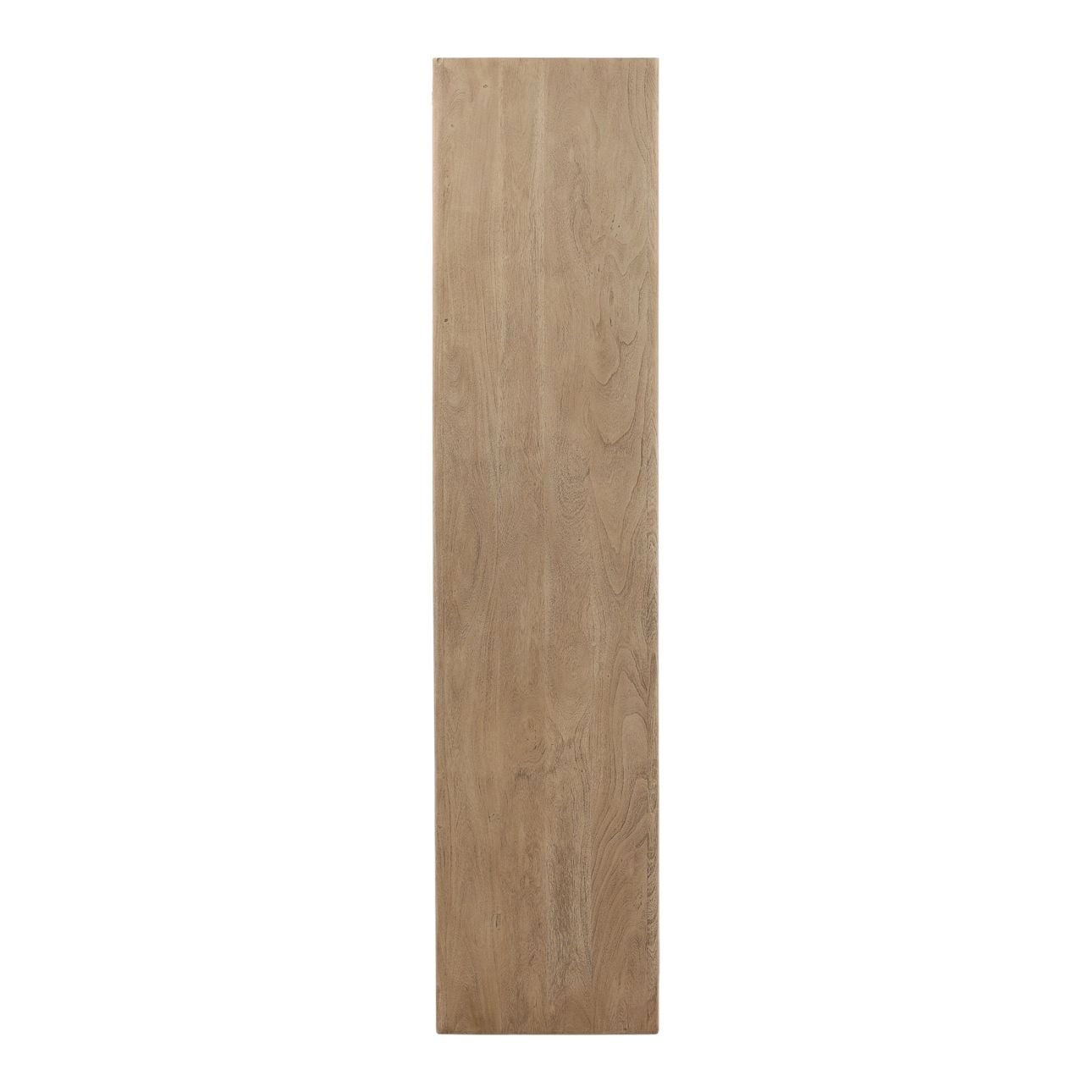 Weathered Natural Acacia Wood Bookcase 43 in Wide