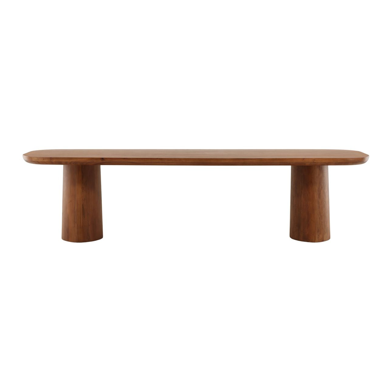 Brown Acacia Wood Table 118 in Wide