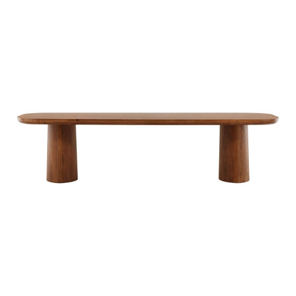 Brown Acacia Wood Table 118 in Wide