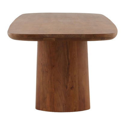 Brown Acacia Wood Table 118 in Wide