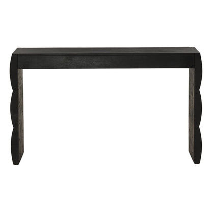 Black Acacia Wood Desk 51.5 in Wide
