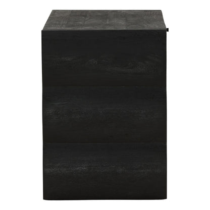 Black Acacia Wood Desk 51.5 in Wide
